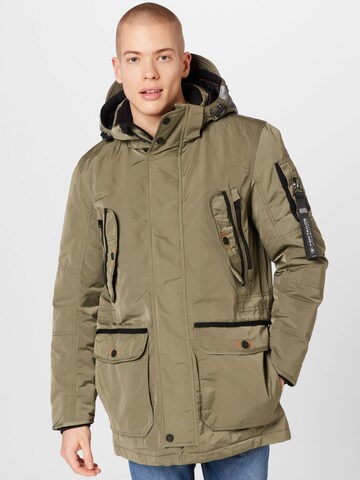 TOM TAILOR Parka in Grün: predná strana