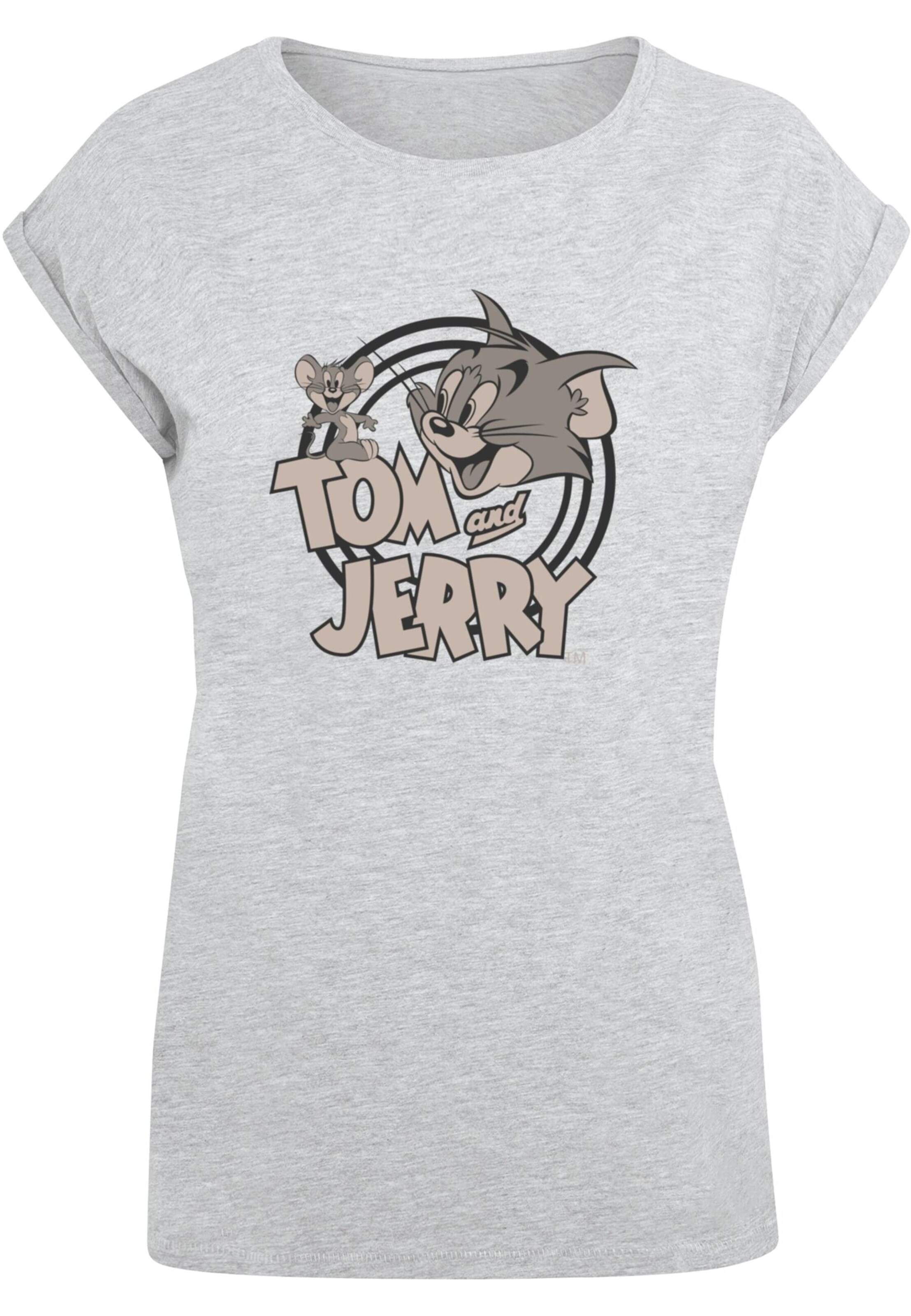 T-shirt 'Tom And Jerry' ABSOLUTE CULT en gris : devant