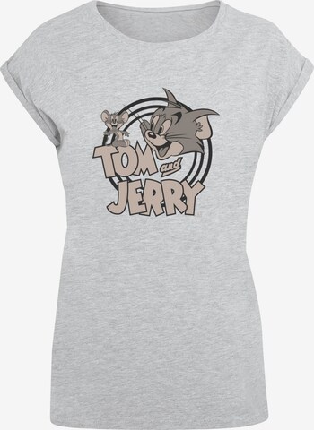 ABSOLUTE CULT Shirt 'Tom And Jerry' in Grijs: voorkant
