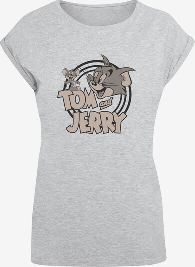 ABSOLUTE CULT T-shirt 'Tom And Jerry' en crème / gris chiné / noir, Vue avec produit