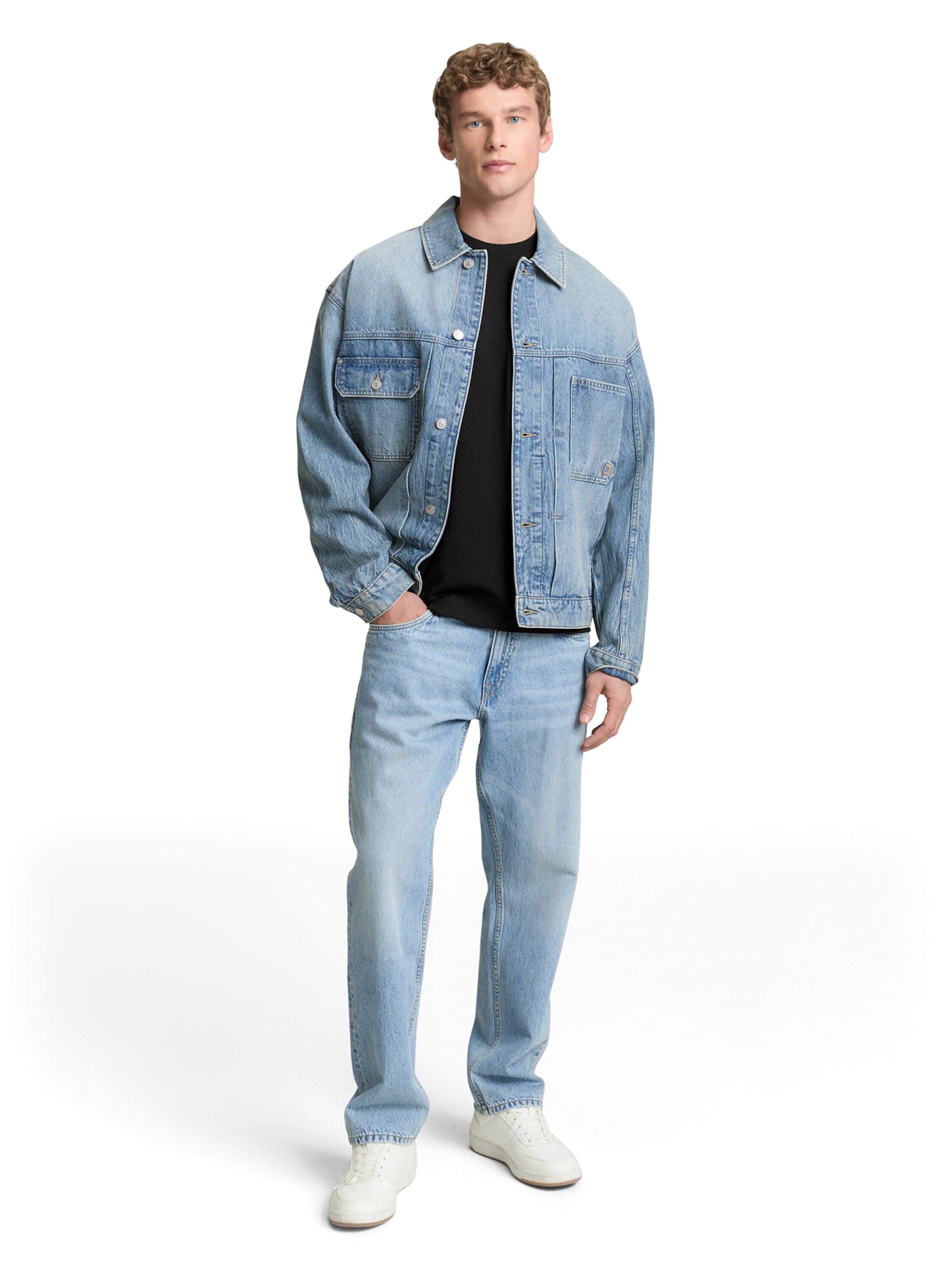 TOM TAILOR DENIM Bluser & t-shirts i sort