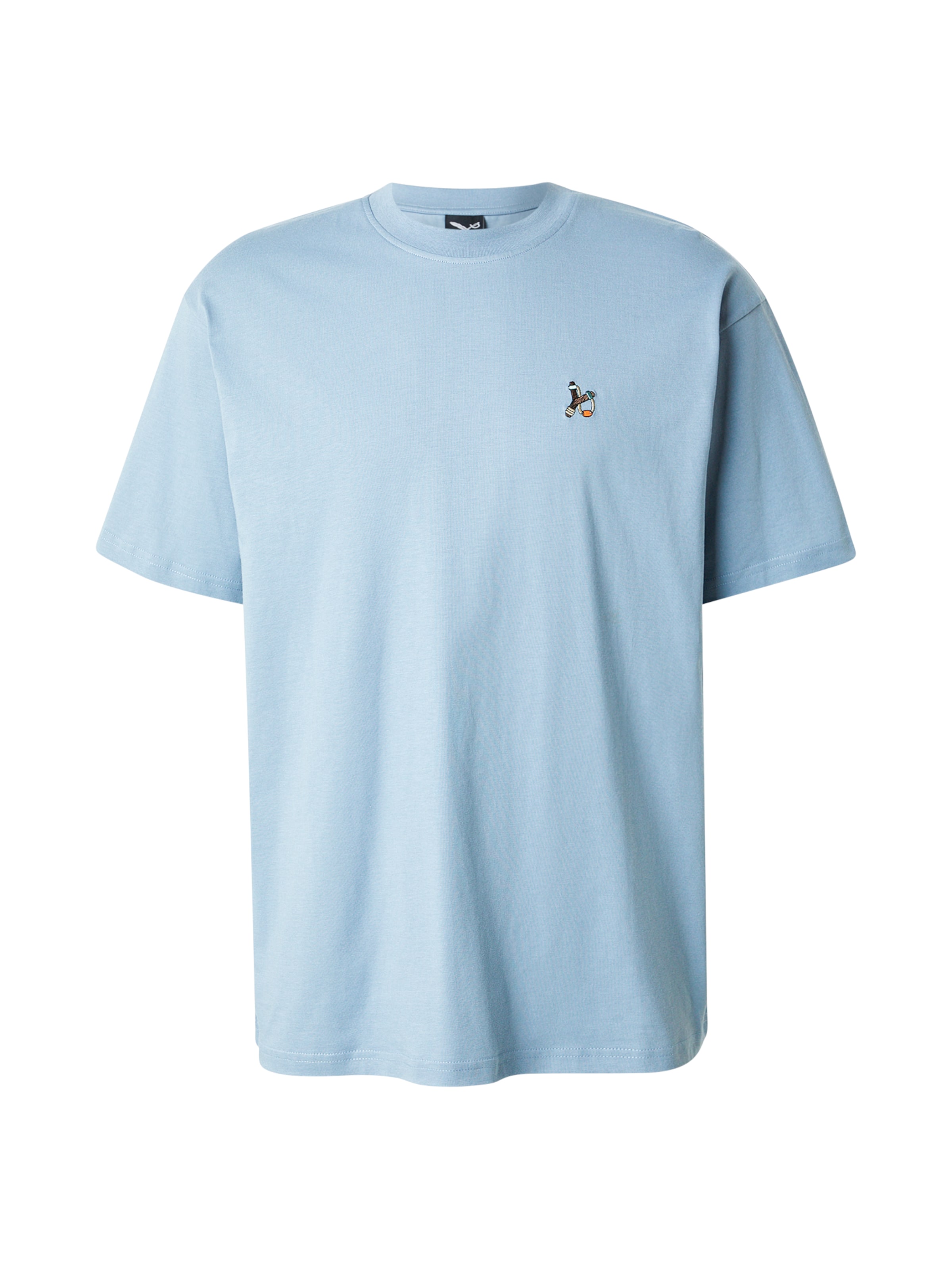 Iriedaily T-Shirt 'Zwille' in Blau: Vorderseite