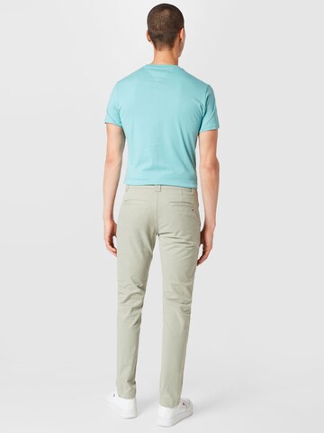 Tommy Jeans Slimfit Chinobyxa 'Scanton' i grön