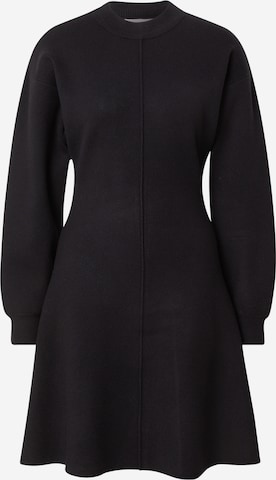 MSCH COPENHAGENPletena haljina 'Alfreda East' - crna boja: prednji dio