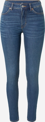 Skinny Jean Monki en bleu : devant