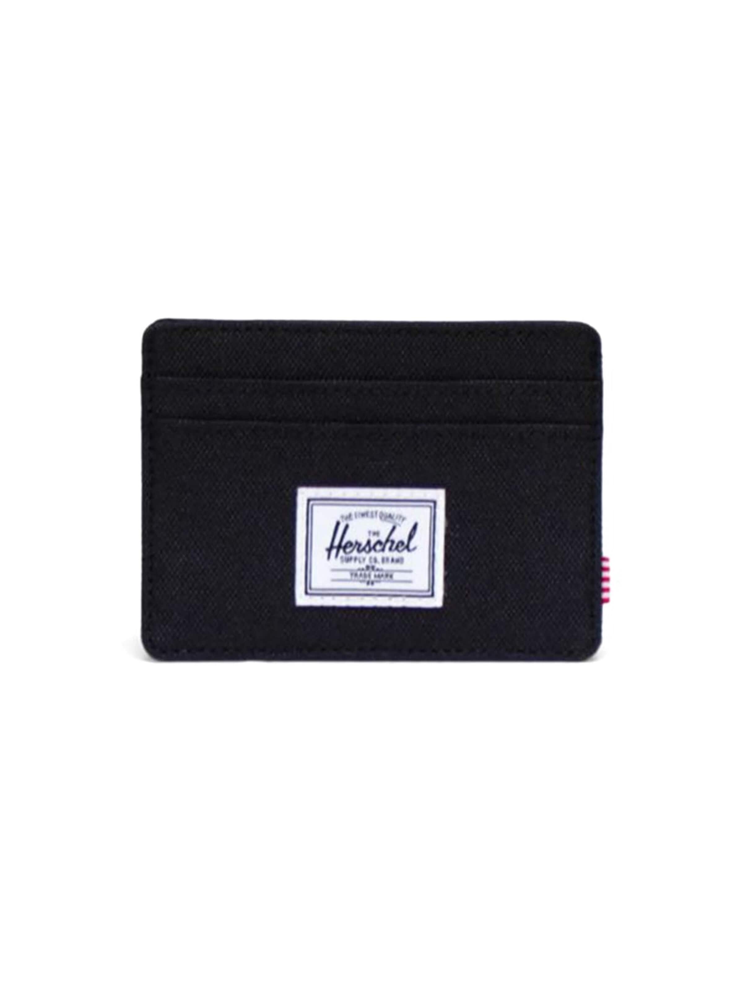Herschel Tegnebog 'Charlie Cardholder Black' i sort: forside