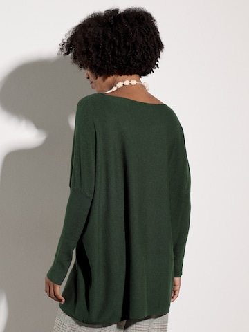 Apricot Soft Touch Oversized Jumper ' Oversized Pullover ' in Grün
