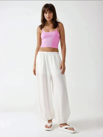 Hiccup Loosefit Broek in Wit