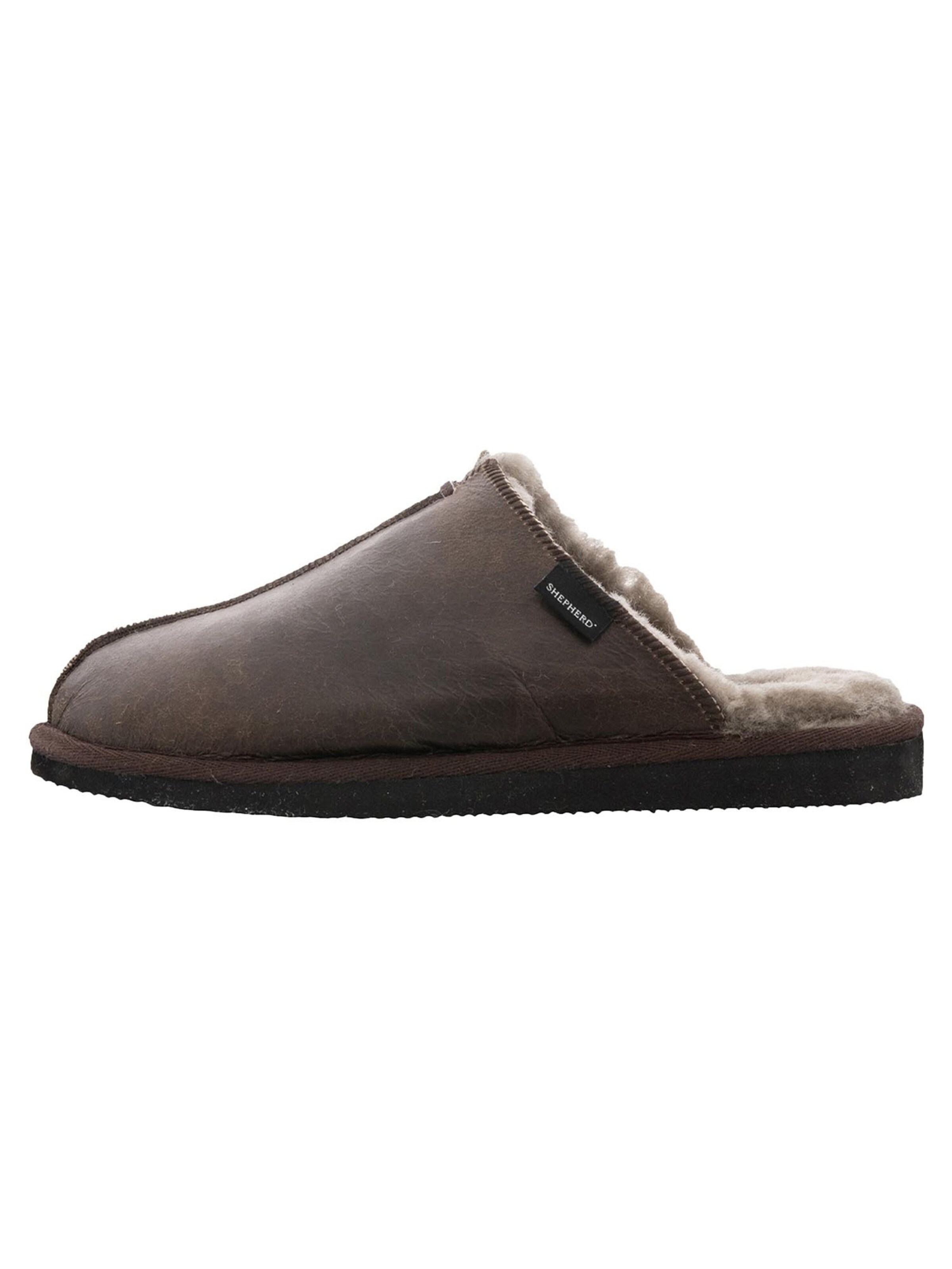 SHEPHERD Slippers 'Hugo' in Brown: front