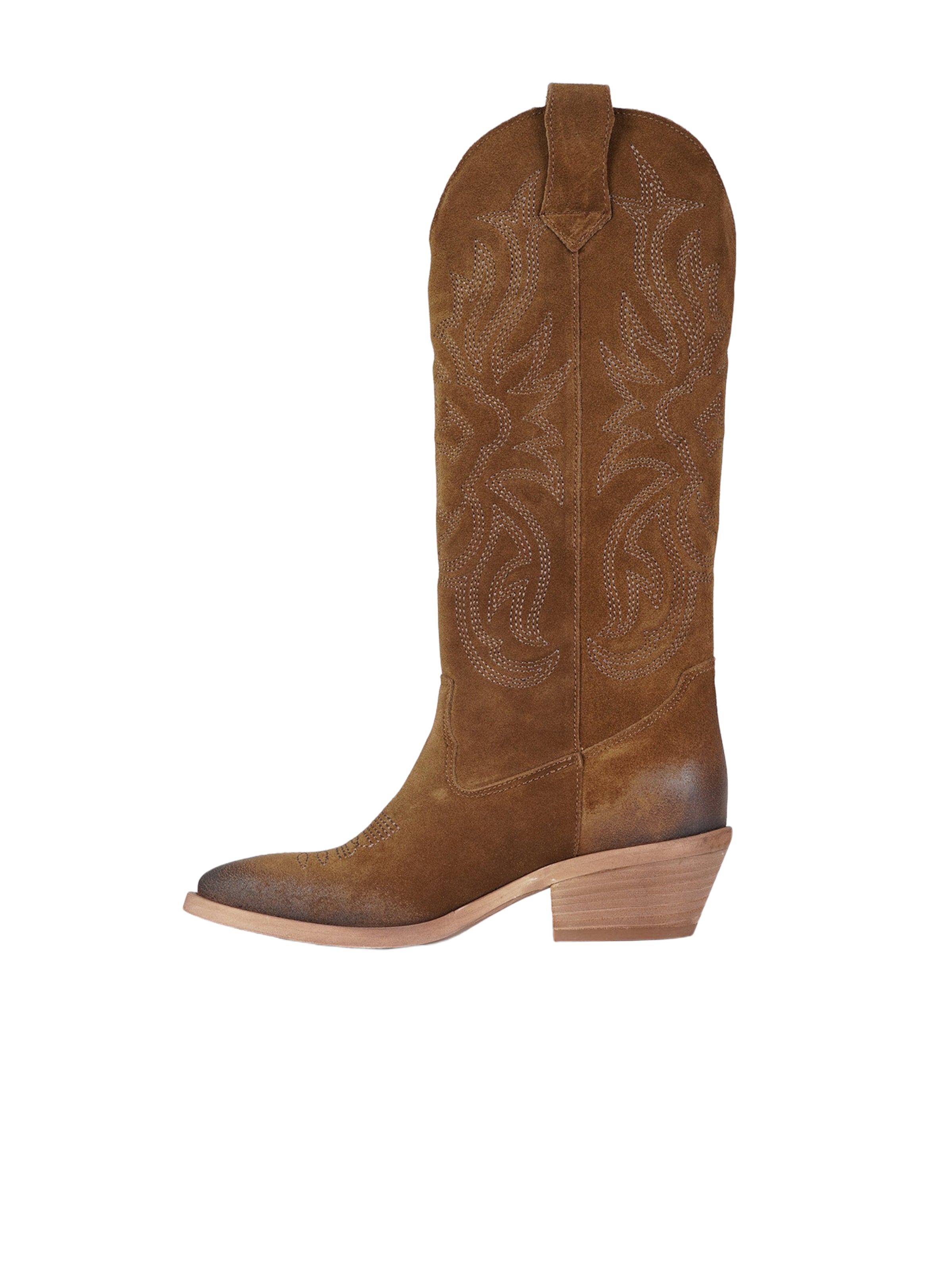GISEL MOIRE Boots in Bruin: voorkant