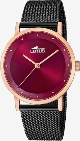 Lotus Analog Watch in Red: front