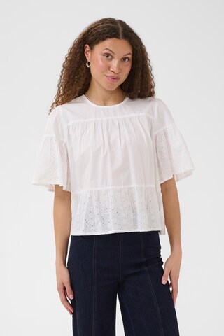 SAINT TROPEZ Bluse 'Suzannet' in Weiß: Vorderseite