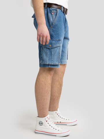 regular Jeans cargo ' MORRIS ' di BIG STAR in blu