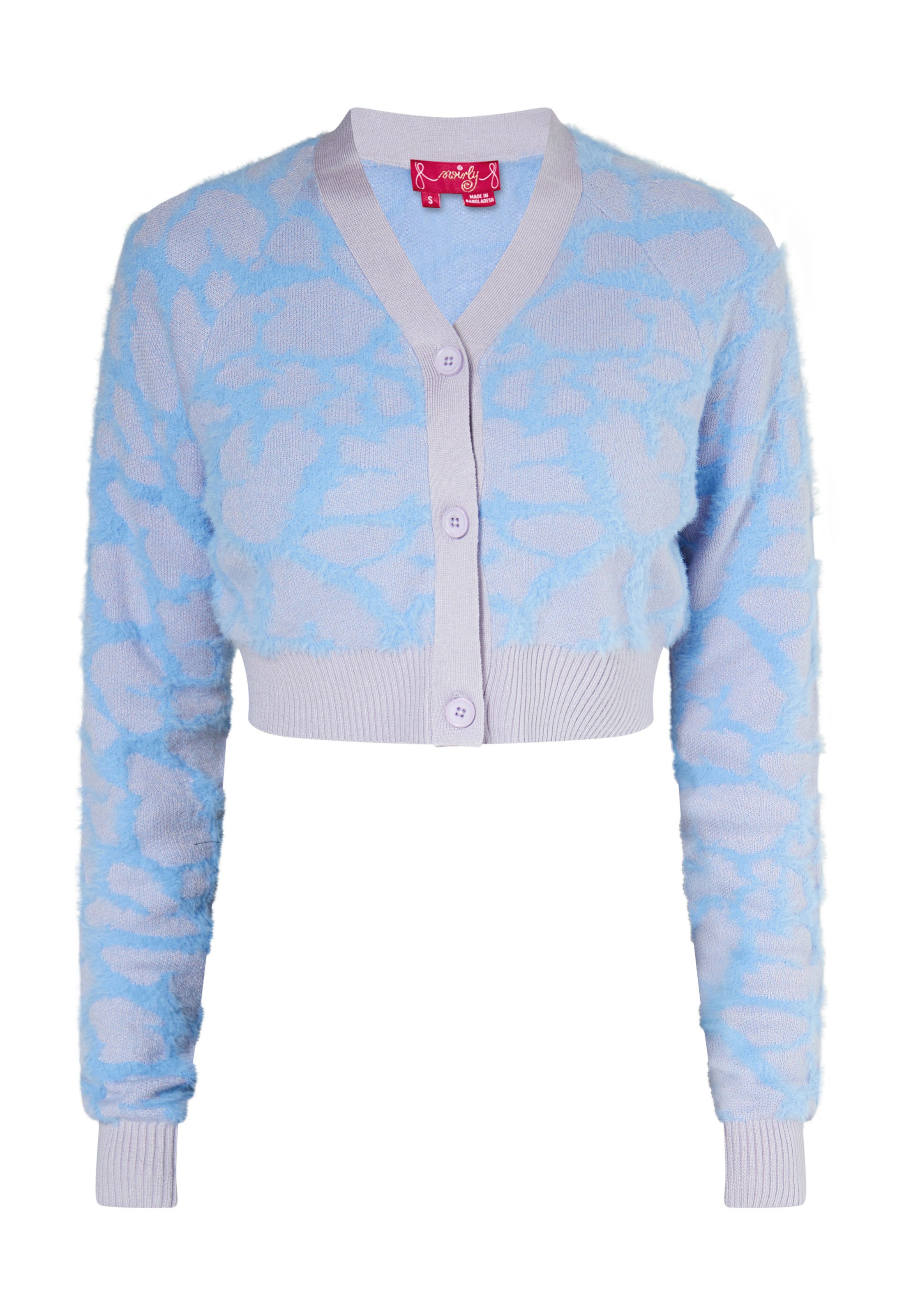 swirly Вязаная кофта в Синий: спереди