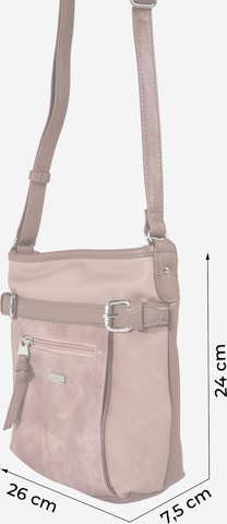 TOM TAILOR Crossbody Bag 'Juna' in Pink