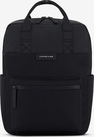 Kapten & Son Backpack 'Bergen Pro' in Black: front