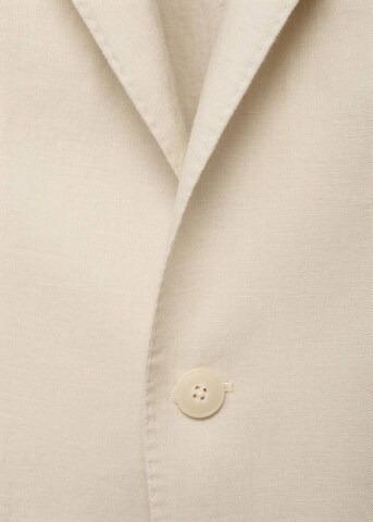 MANGO MAN Regular fit Suit Jacket 'Salerno' in Beige