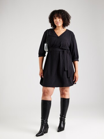 Vero Moda Curve Jurk 'VMCMye' in Zwart: voorkant