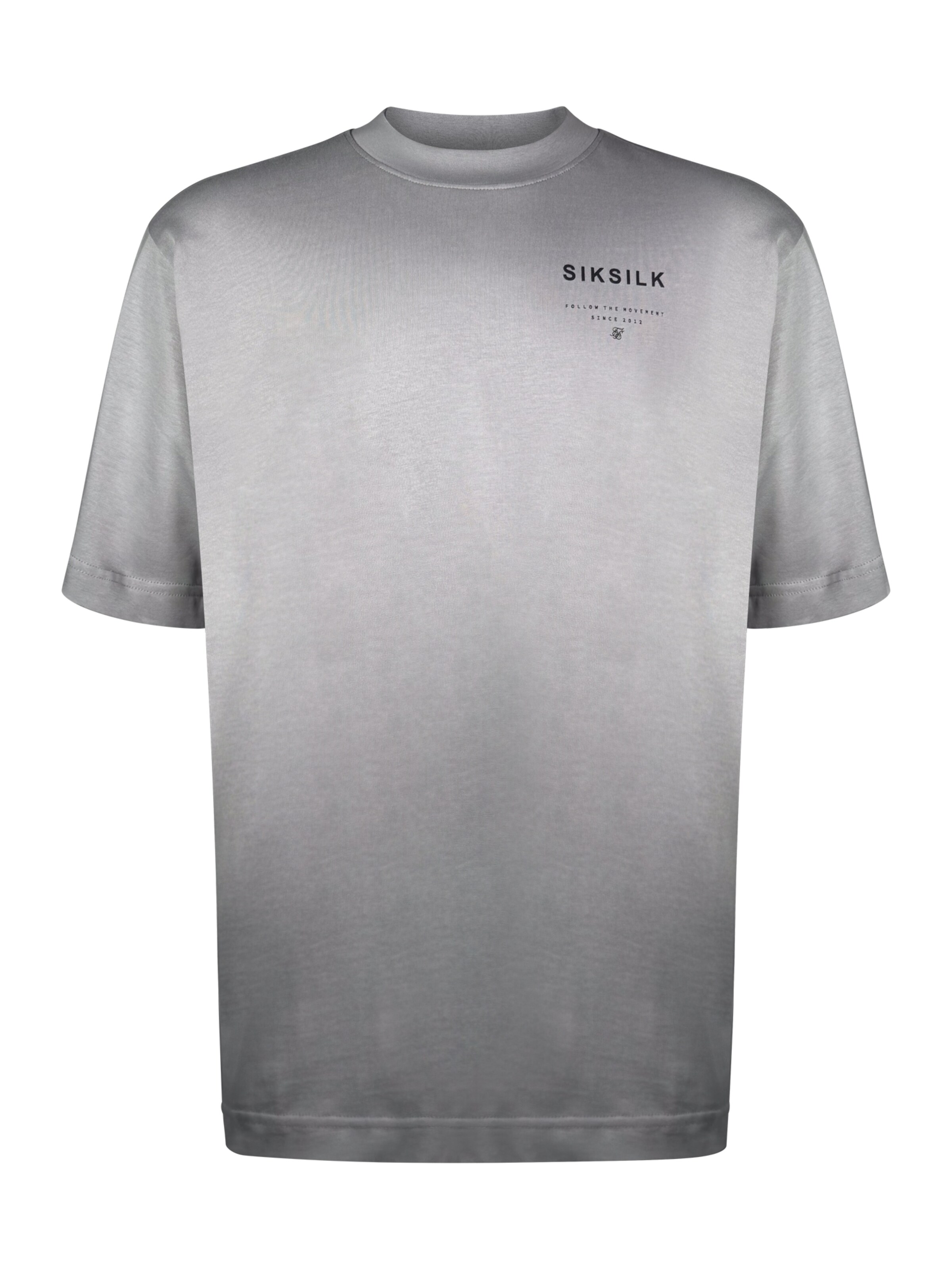 T-Shirt SikSilk en gris : devant
