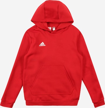 ADIDAS PERFORMANCE Athletic Sweatshirt 'Entrada 22' in Red: front