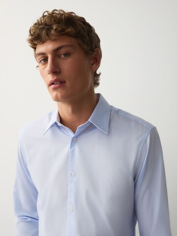 Next Slim Fit Hemd in Blau