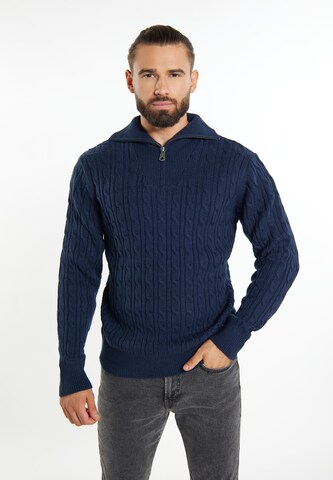 DreiMaster Vintage Pullover in Blau: predná strana