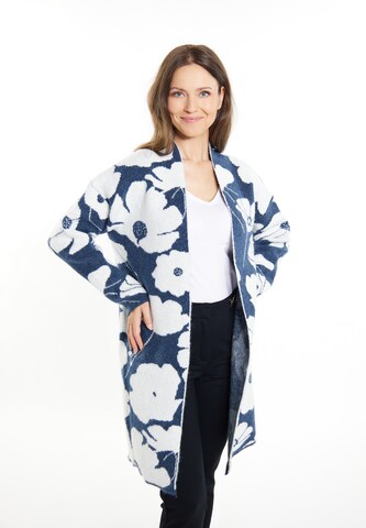 Cardigan 'Lurea' Usha en bleu : devant