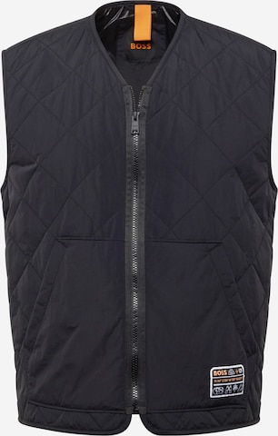 Gilet BOSS Orange en noir : devant