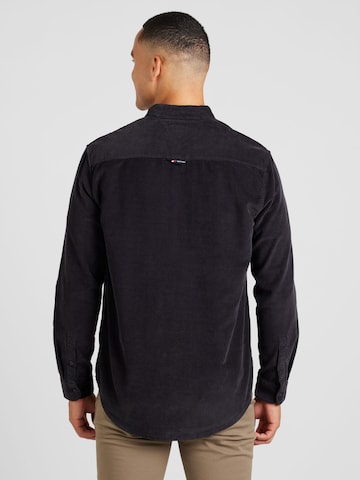 Tommy Jeans Regular Fit Hemd in Schwarz