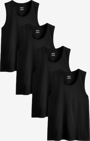 Maillot de corps Next en noir : devant