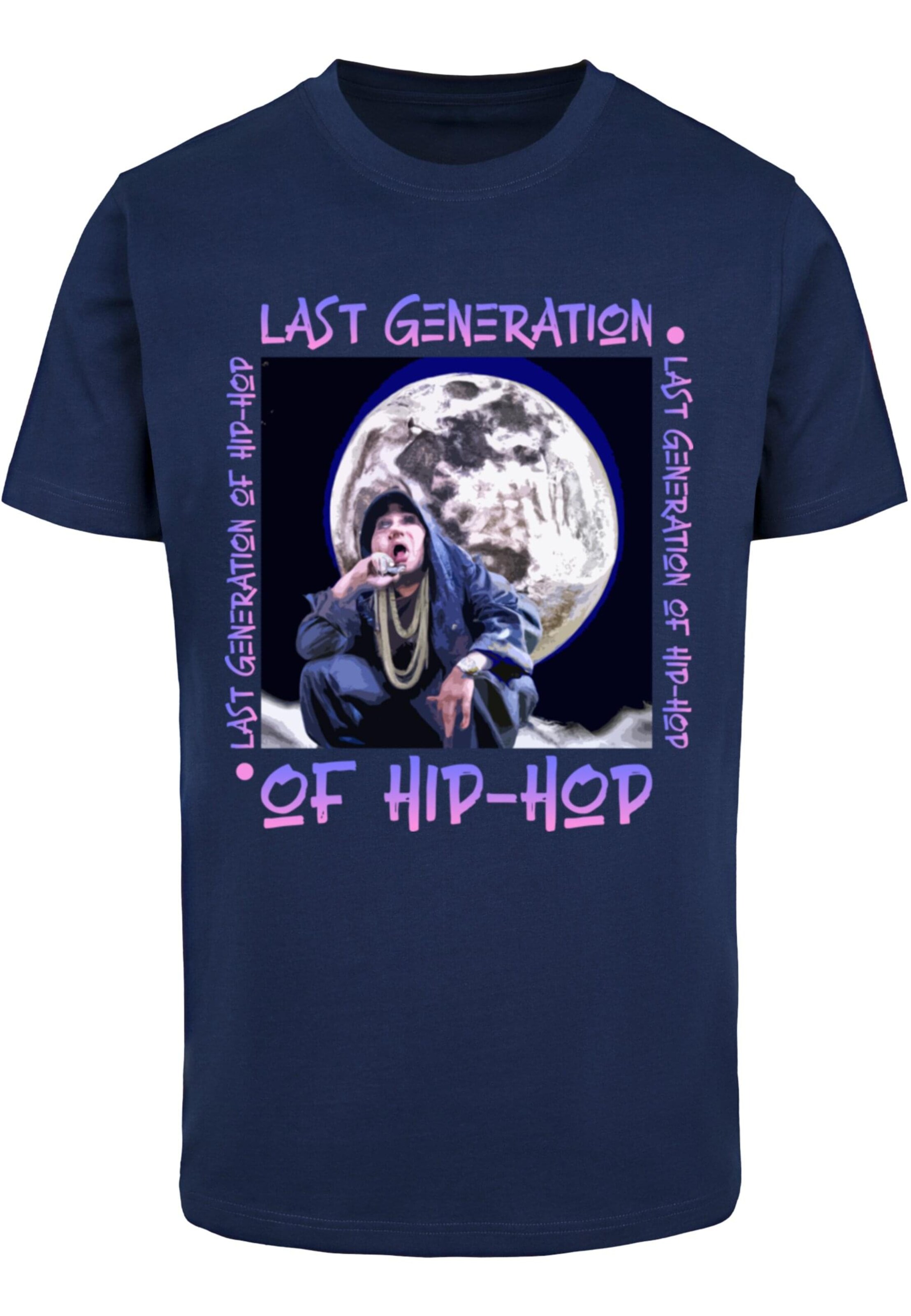 Mister Tee Shirt in Blauw: voorkant