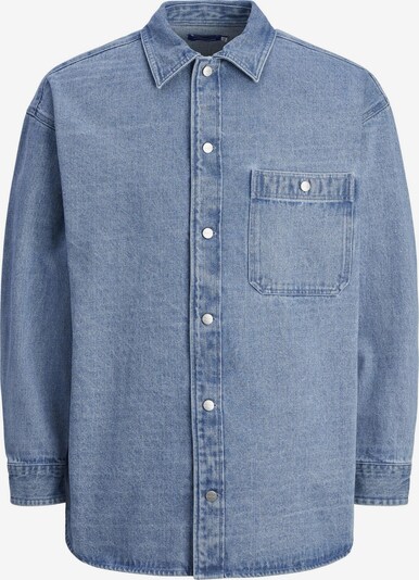 JACK & JONES Button Up Shirt in Blue denim, Item view