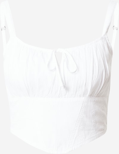 HOLLISTER Top 'PRETTY' in Off white, Item view
