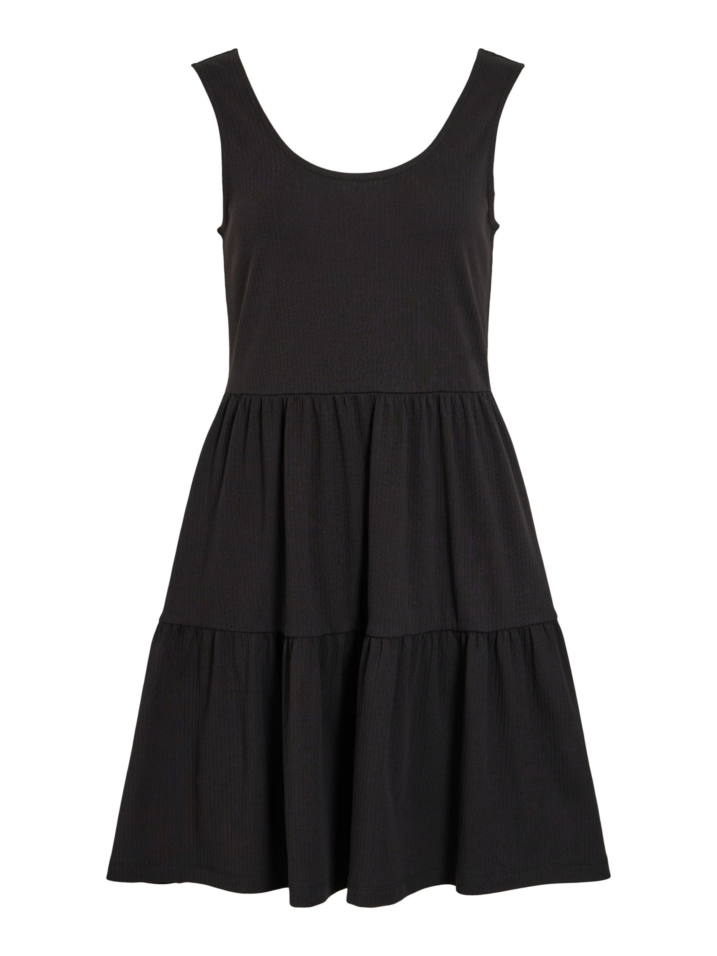 VILA Kleid in Schwarz: Vorderseite