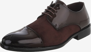CoolWalk Lace-Up Shoes in Brown: front