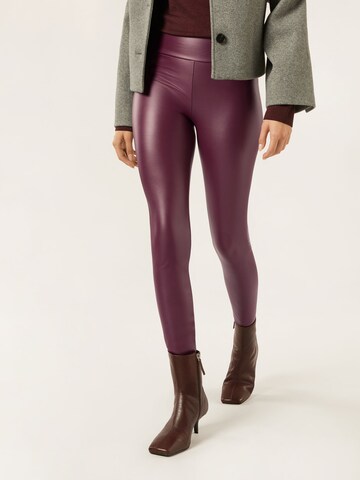 CALZEDONIA Skinny Leggings in Purple