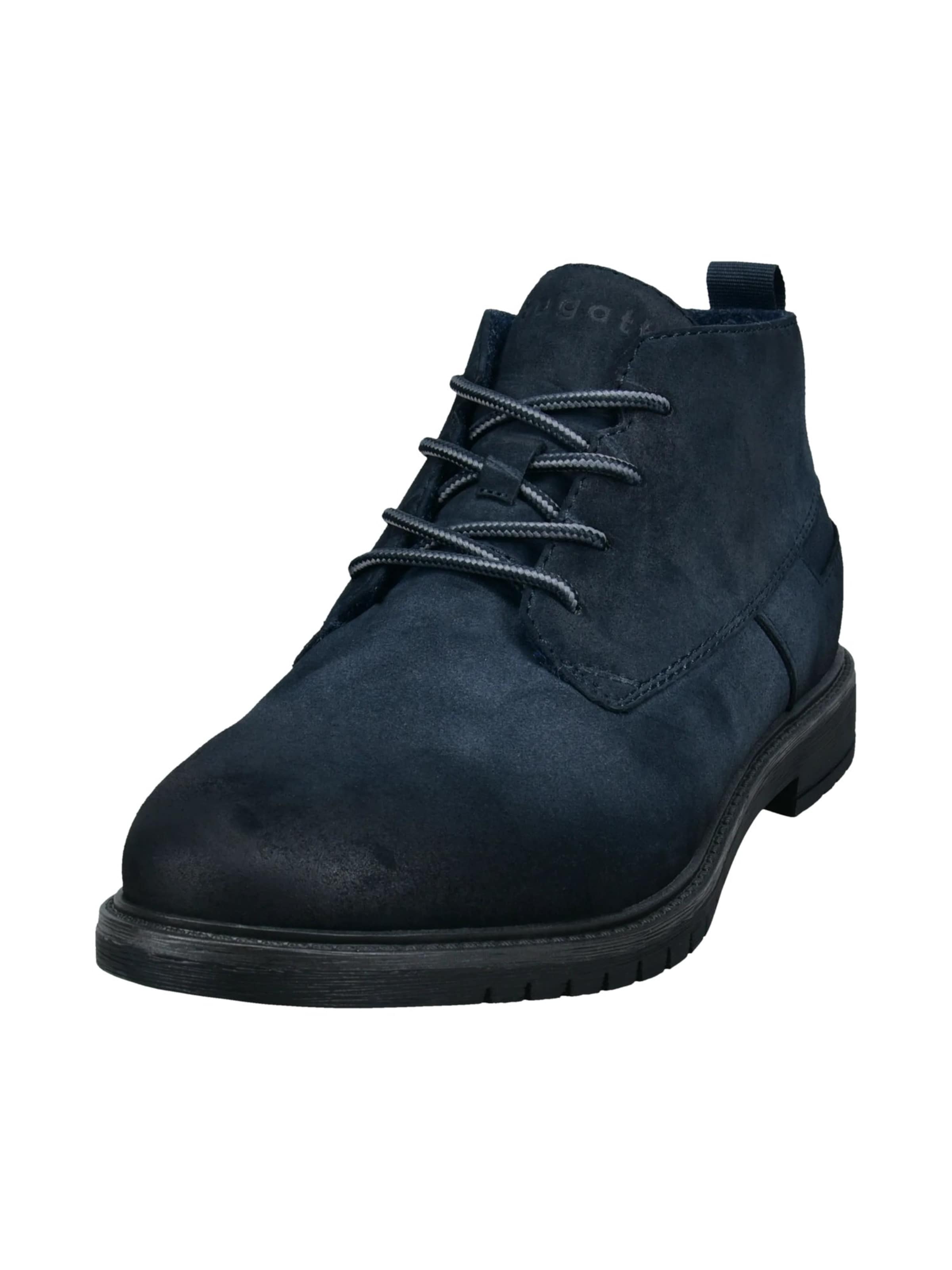 Chaussure à lacets bugatti en bleu : devant