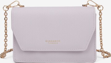 Borsa a tracolla 'Borsa a Tracolla Donna Diana&Co Poliestere Bottone Magnetico Tracolla Catena Rimovibile' di Diana&Co. in lilla: frontale