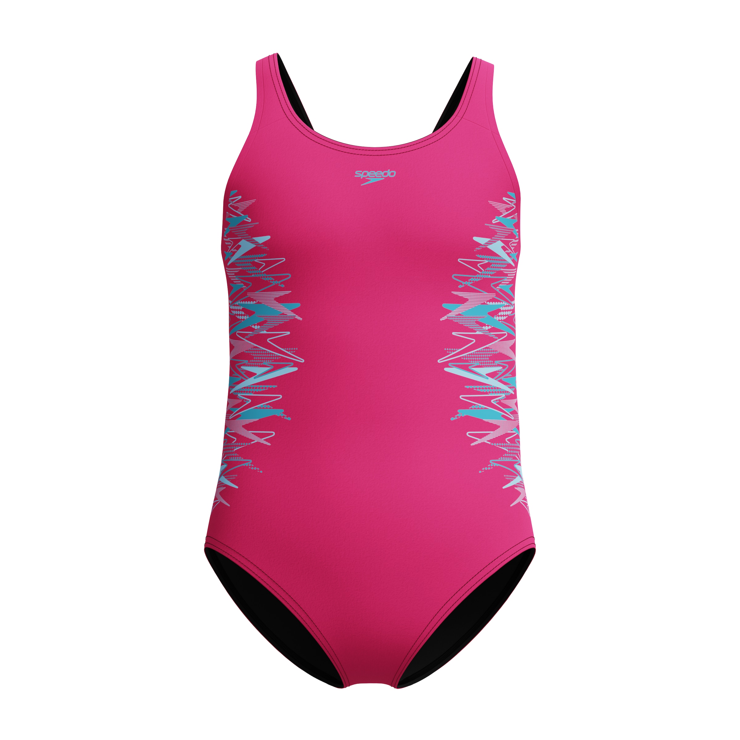 SPEEDO T-shirt Swimsuit in Pink: front