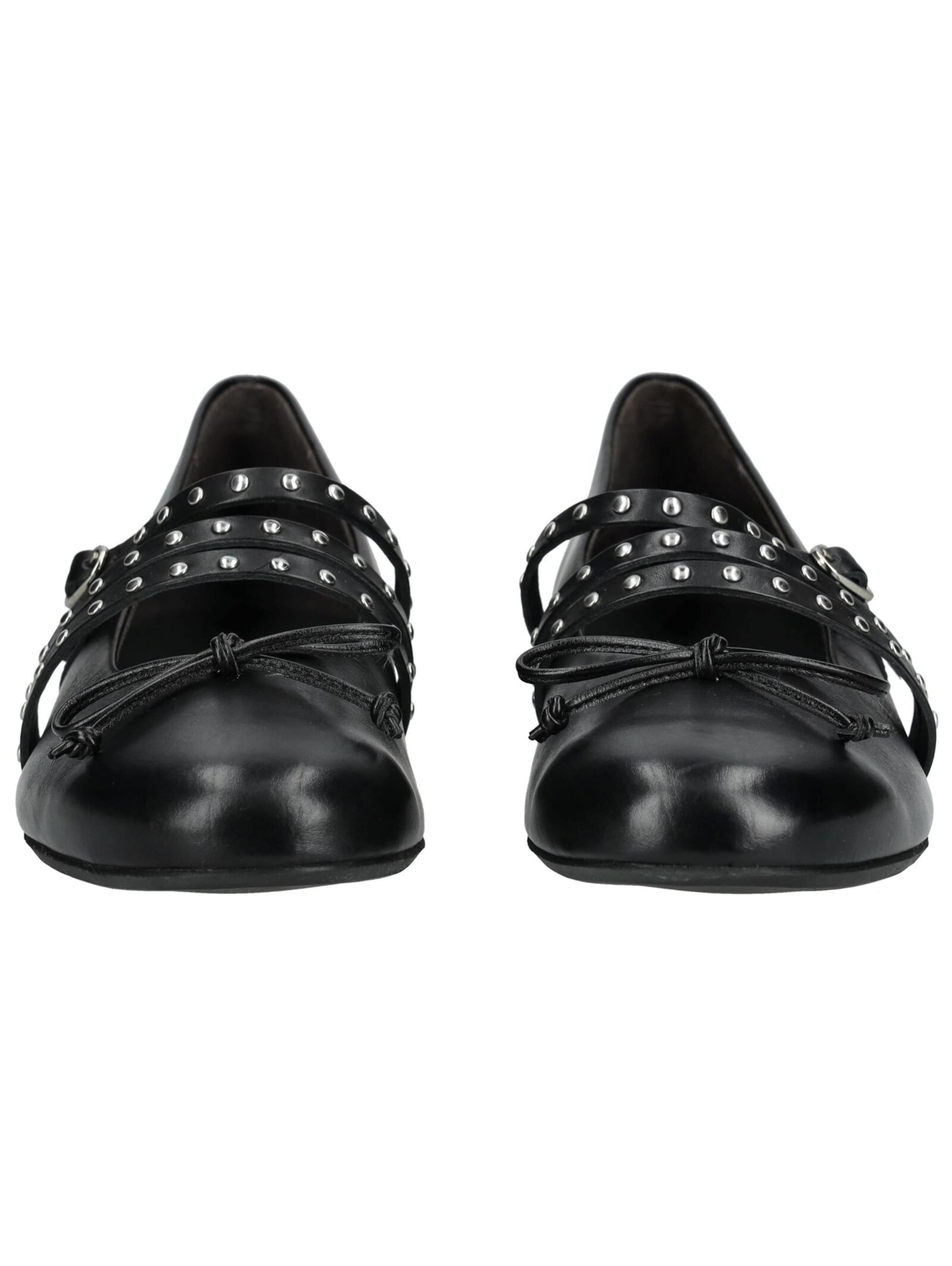 Paul Green Strap ballerina in Black