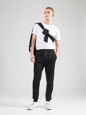 19V69 ITALIA Tapered Trousers 'Pejo' in Black