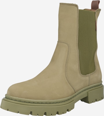 BULLBOXER Chelsea boots in Groen: voorkant