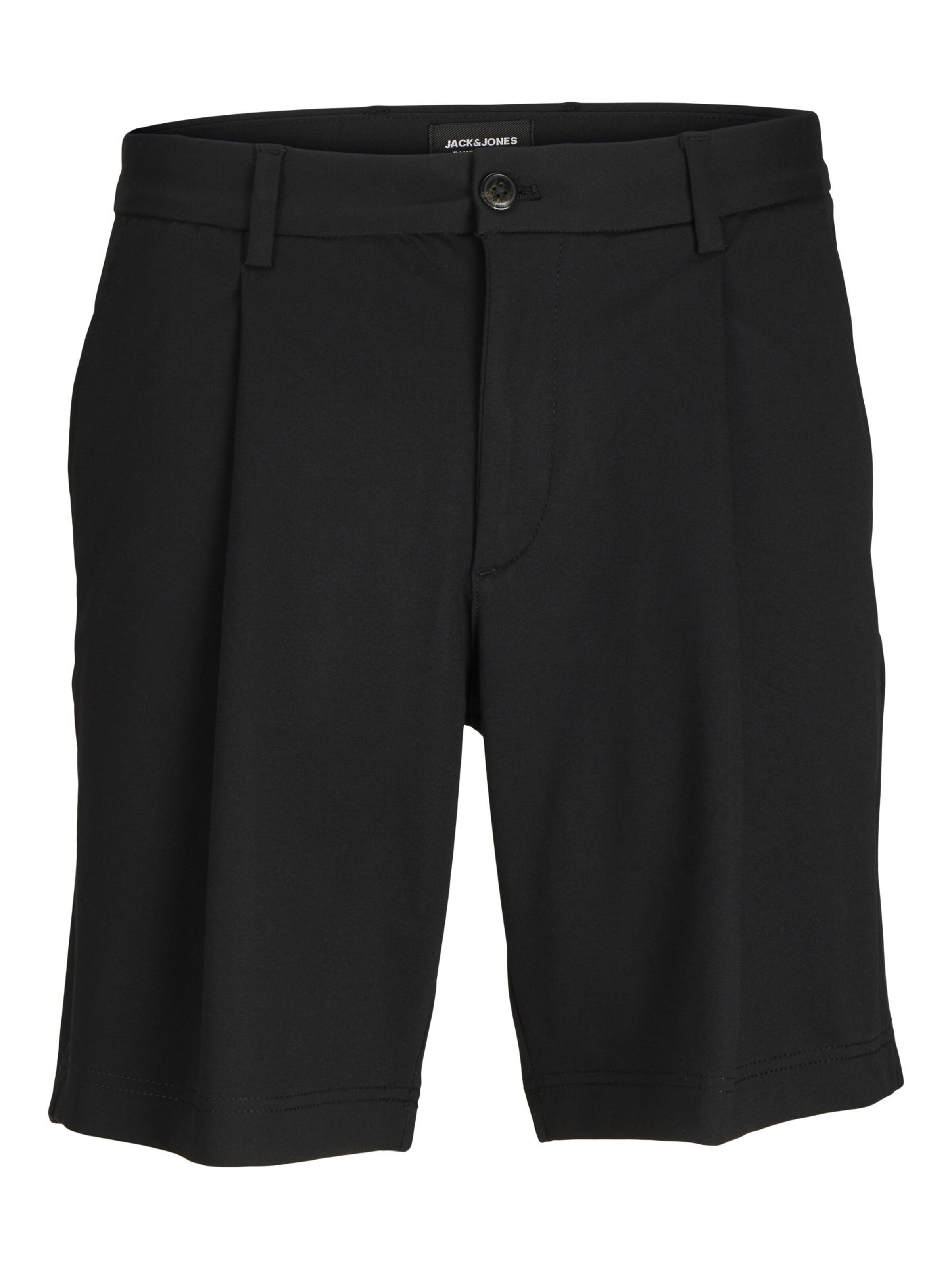 Wide Leg Pantalon chino JACK & JONES en noir : devant