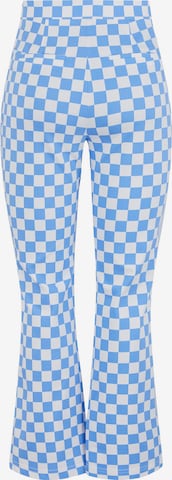 PIECES Flared Broek 'Sabina' in Blauw