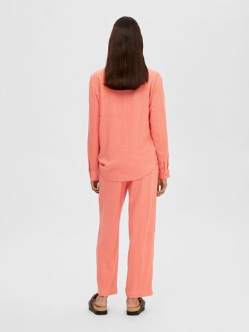 SELECTED FEMME Loosefit Broek in Oranje