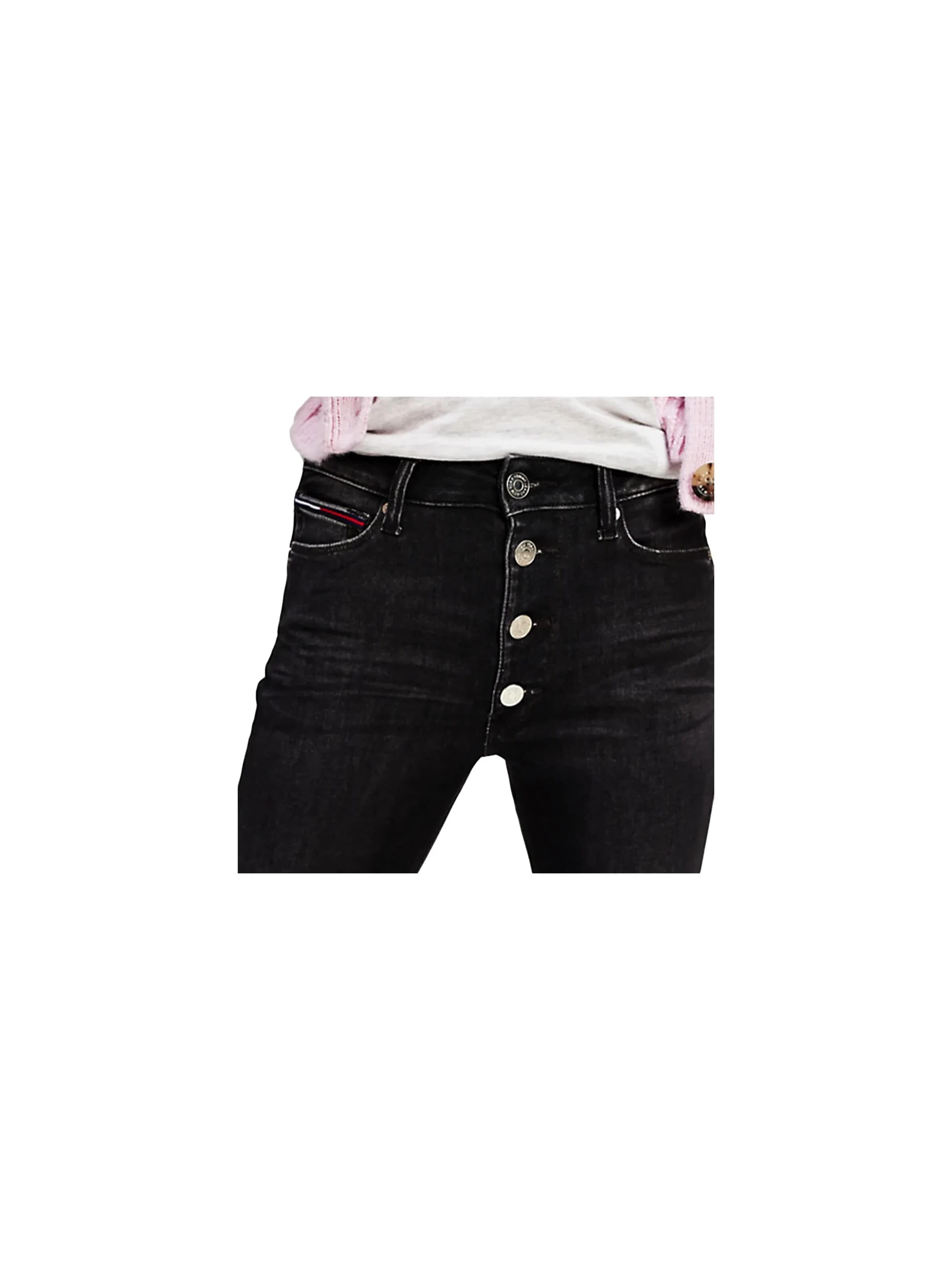 TOMMY HILFIGER - Vaquero 'Sylvia hr super sky' en negro