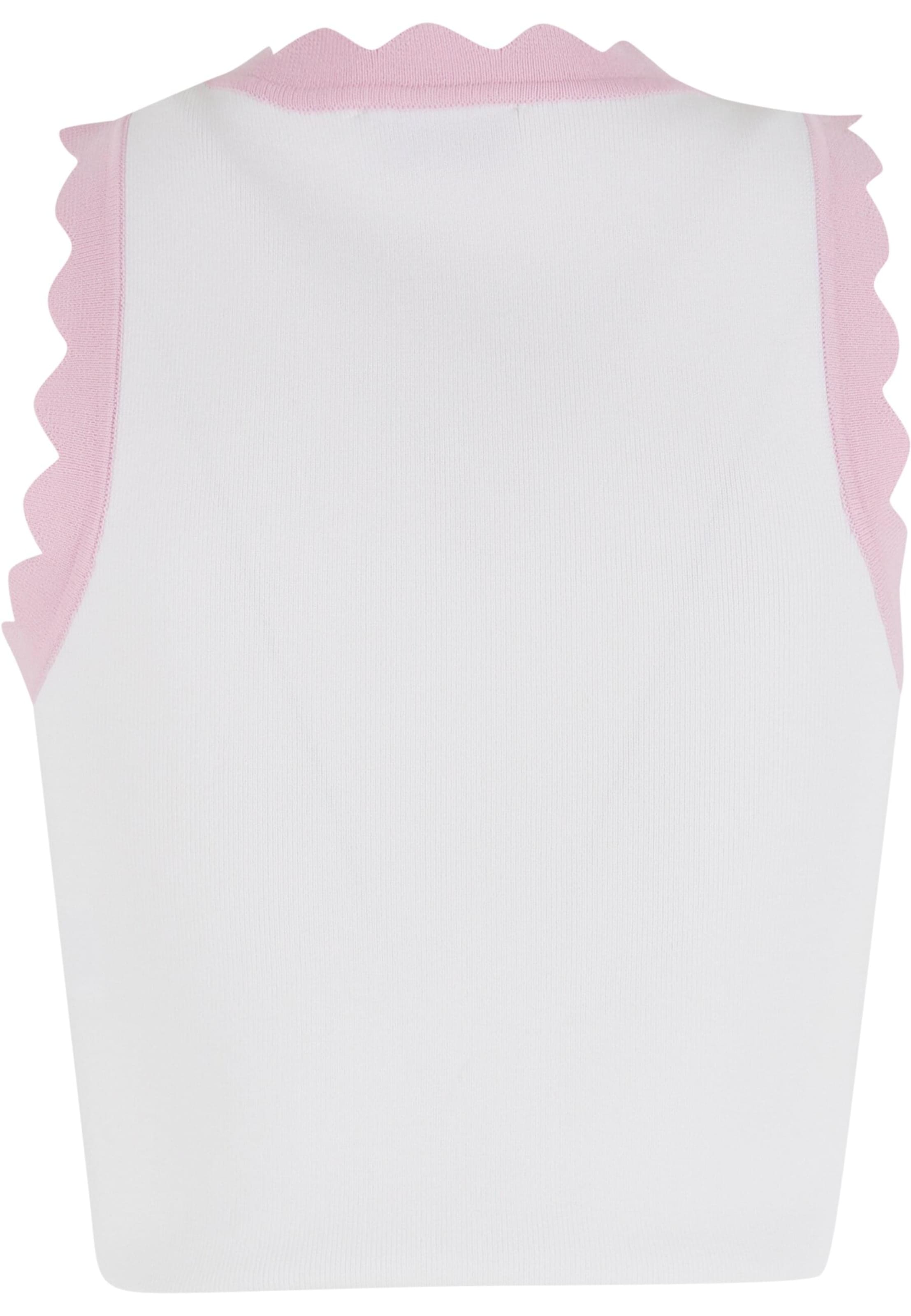 Top in maglia 'Pary' di OH APRIL in bianco