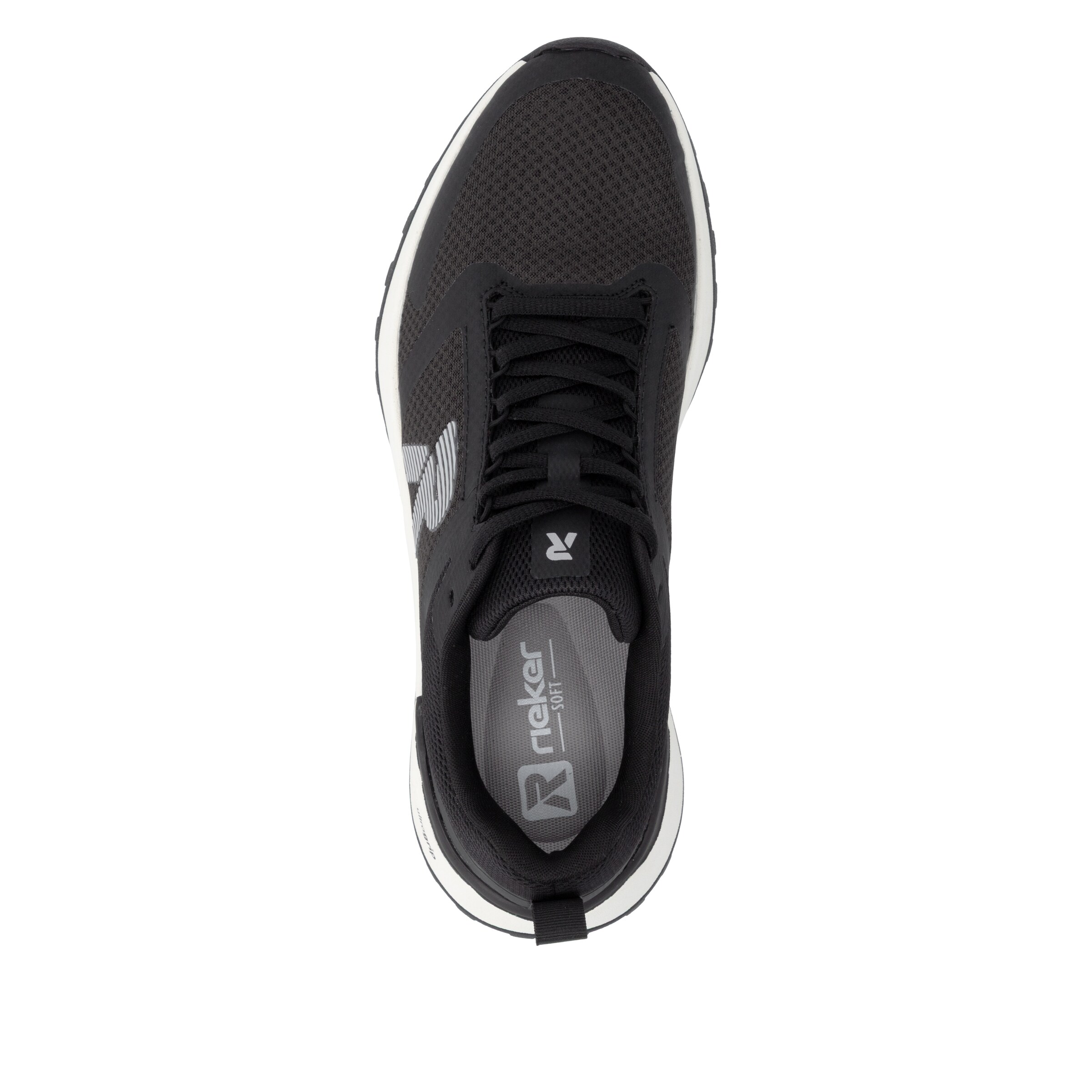Rieker Sport Sneakers laag in Zwart