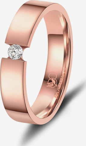 MARRYA Ring 'MARRYA ES-45 Eheringe aus Edelstahl' in Goud: voorkant