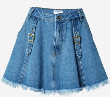 Hoermanseder x About You Skirt 'Ellen' in Blue: front